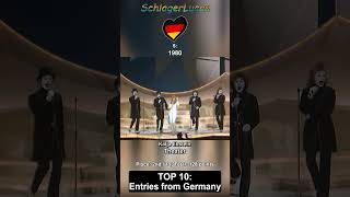 Top 10 Entries from Germany 🇩🇪 in Eurovision [upl. by Chang922]