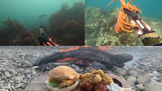 Overnight NZ Spearfishing AdventureCatch and Cook [upl. by Esiuqcaj]