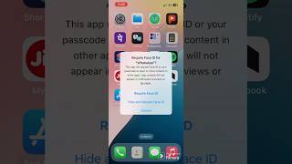 How to hide app in iphone ios 18  app lock in iPhone new features ios18 iphone iphone16 [upl. by Meir]