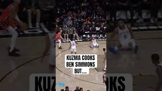 Kyle Kuzma dropped Ben Simmons but 😅 Shorts [upl. by Boynton965]