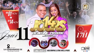 11e JOUR  14 JOURS DE JEUNE ET DE PRIERE AVEC LE PROPHETE RODRIGUE NDEFFO  11112024 [upl. by Akeinahs]