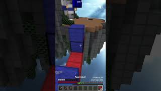 INSANE Block Clutch minecraft bedwars shorts [upl. by Glenn512]