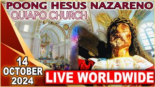 Quiapo Church Live Mass Today  14 October 2024 Monday HEALING MASS [upl. by Forsta616]