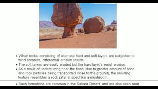 landforms formed by wind geography lecture in hindi [upl. by Enala984]