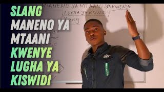 KiswidiJifunze maneno ya mtaani ya kwenye lugha ya kiswidisvenskaswahili [upl. by Ianej]