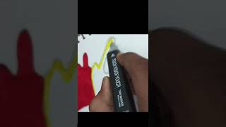 my first video on YouTube shorts trending art drawing [upl. by Esorrebma]