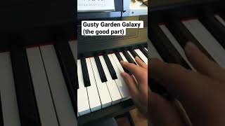 Gusty Garden Galaxy gustygarden smg nintendo wii mario piano [upl. by Yorztif]