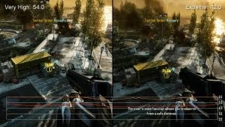 Alienware M17x R4Radeon 7970M Crysis 2 Very High vs Extreme 1080p [upl. by Ardnuyek]