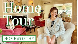 HOUSE TOUR  Inside Courtney Petits Glamorous Dallas Home [upl. by Onaireves225]