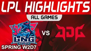 LNG vs JDG Highlights ALL GAMES LPL Spring Split 2024 LNG Esports vs JD Gaming by Onivia [upl. by Ahseen]