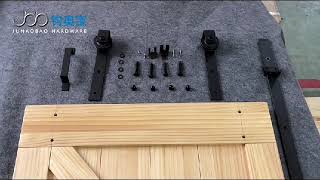 Barn Door System installation guide [upl. by Atnohsal]