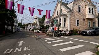 Friday morning Provincetown GoPro bike ride down Commercial Street [upl. by Payne]