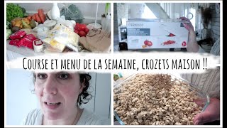 Vlog du 4 février  Course et menu de la semaine crozets maison [upl. by Johen]