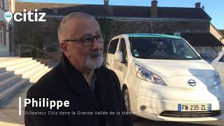 Témoignage autopartage Citiz  Utilisateur Citiz dans la Grande Vallée de la Marne [upl. by Max]