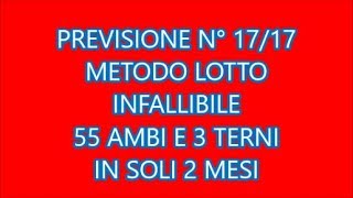 METODO PER AMBATA DETERMINATAOTTIMI RISULTATI CONTROLLATE LE ALTRE PREVISIONI PER FARVI UN IDEA [upl. by Naivad568]