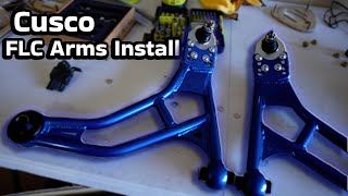 How To Install Cusco FLC ArmsRacer X Tie Rods BRZFRSGR86 [upl. by Elleda]