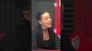 ¡Preciosa está versión del himno del centenario del SevillaFC 🤍❤️ Gracias Pilar Bogado 😍 [upl. by Alguire]