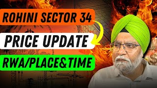 ROHINI SECTOR 34 PRICE UPDATE  RWAPLACE amp TIME  BOARD SHOOT [upl. by Freytag]