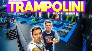 TRAMPOLINI A BUDAPEST  TRAMPOLINE PARK [upl. by Onileba]