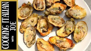 Grilled Oysters  Cooking Italian with Joe [upl. by Khalsa154]