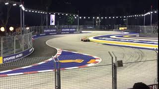 View from Turn 1 Grandstand at Singapore Grand Prix [upl. by Guimond387]