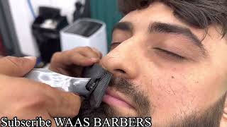 Barber lip prank barber waasbarbers prank hairsalon ukbarber haircut k [upl. by Melmon557]