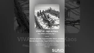 VIVA7 AI  AÅŸk ve Kaos  Turkish Rap Song [upl. by Nnep]