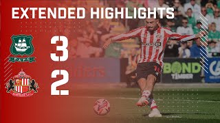 Extended Highlights  Plymouth Argyle 3  2 Sunderland AFC [upl. by Rinaldo]