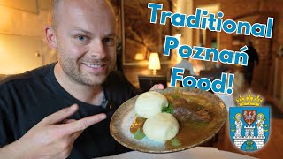 Trying Traditional Food from Poznań 🇵🇱 [upl. by Egief]