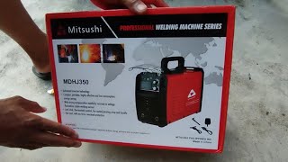 MITSUSHI WELDING MACHINE UNBOXING  PORTABLE AT MURANG WELDING MACHINE  LAZADA FINDS [upl. by Ammann]