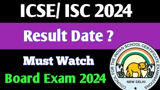 ISC ICSE Result date 2024  Most Expected Date Board Exam trending viral icse isc [upl. by Vel]