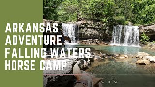 Arkansas Adventure  Falling Water Horse Camp  Trail Riding [upl. by Ketchum]