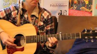 Acadian tune quotVieux cotillon des ilesquot flatpicked on acoustic guitar [upl. by Kataway]