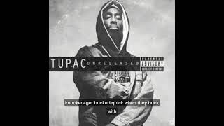 Tupac Shakur Unreleased Flex cdq Lyrics [upl. by Spain]