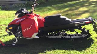 2016 Ski Doo Summit SP 800 146quot Lava Red walk around [upl. by Ennaeirb68]