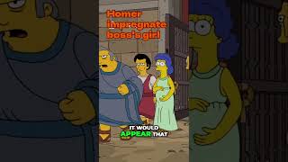 Homer impregnate bosss girl simpsons homersimpson funnyvideo simpsonspredictions funnyvideo [upl. by Eenaffit102]