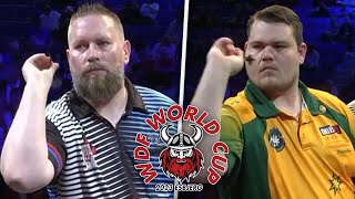 Brandon Weening v Robbie Mills  WDF World Cup 2023 from Esbjerg Denmark Day 4 Afternoon [upl. by Newel]