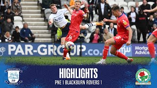 Highlights PNE 1 Blackburn Rovers 1 [upl. by Blessington617]