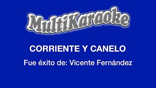 Corriente Y Canelo  Multikaraoke  Fue Éxito de Pedro Fernández [upl. by Eduardo750]