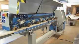 Optimizer Cross Cut  CutOff  Saw Machine wwwzegerhu [upl. by Marozas518]