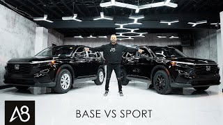 2023 Honda CRV  Base vs Sport [upl. by Ahsirk]