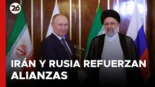 Irán y Rusia refuerzan su alianza estratégica en medio de tensiones globales [upl. by Nwahsit]