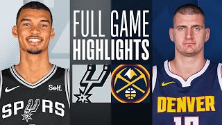 SPURS at NUGGETS  FULL GAME HIGHLIGHTS  November 26 2023 [upl. by Vil]