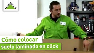 Cómo instalar suelo laminado en Clic  Parte I  LEROY MERLIN [upl. by Arriaes276]