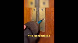 Vite sgangherata bis recuperiamola così diy tuttofare tips faidate domestico woodworking [upl. by Ayaet907]