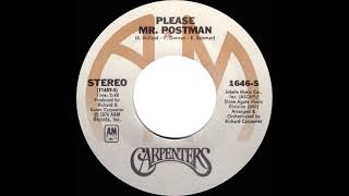 1975 HITS ARCHIVE Please Mr Postman  Carpenters a 1 recordstereo 45 [upl. by Roht]