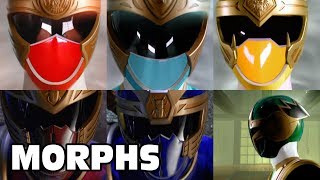 Ninja Storm  All Ranger Morphs  Power Rangers Official [upl. by Carver455]