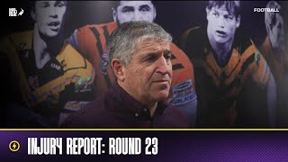 Frank Ponissi Injury Report Round 23  Melbourne Storm  NRL [upl. by Ryter]