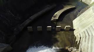 Hinze Dam Spillway Flowing [upl. by Nilyaj]