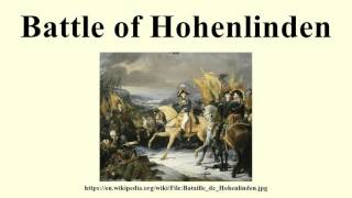 Battle of Hohenlinden [upl. by Gnuh]